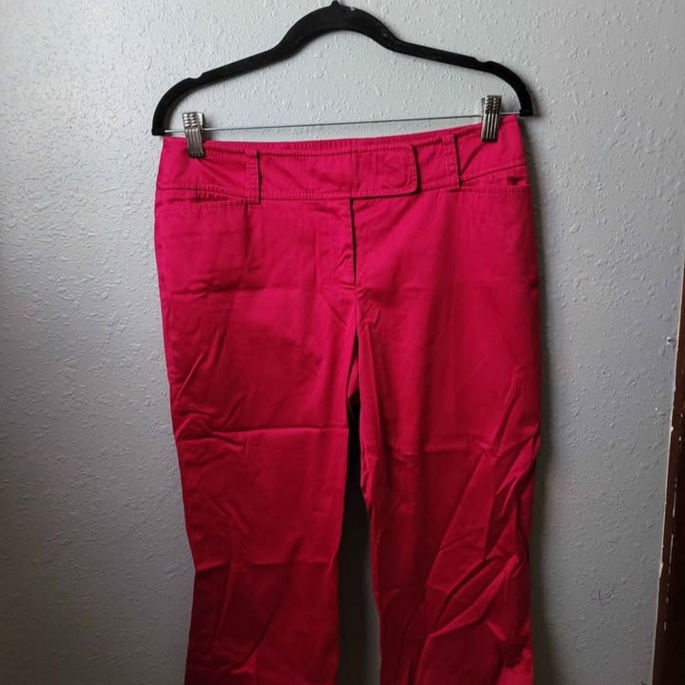 Ann Taylor Lindsay Pink Cropped Pants Womens size 6